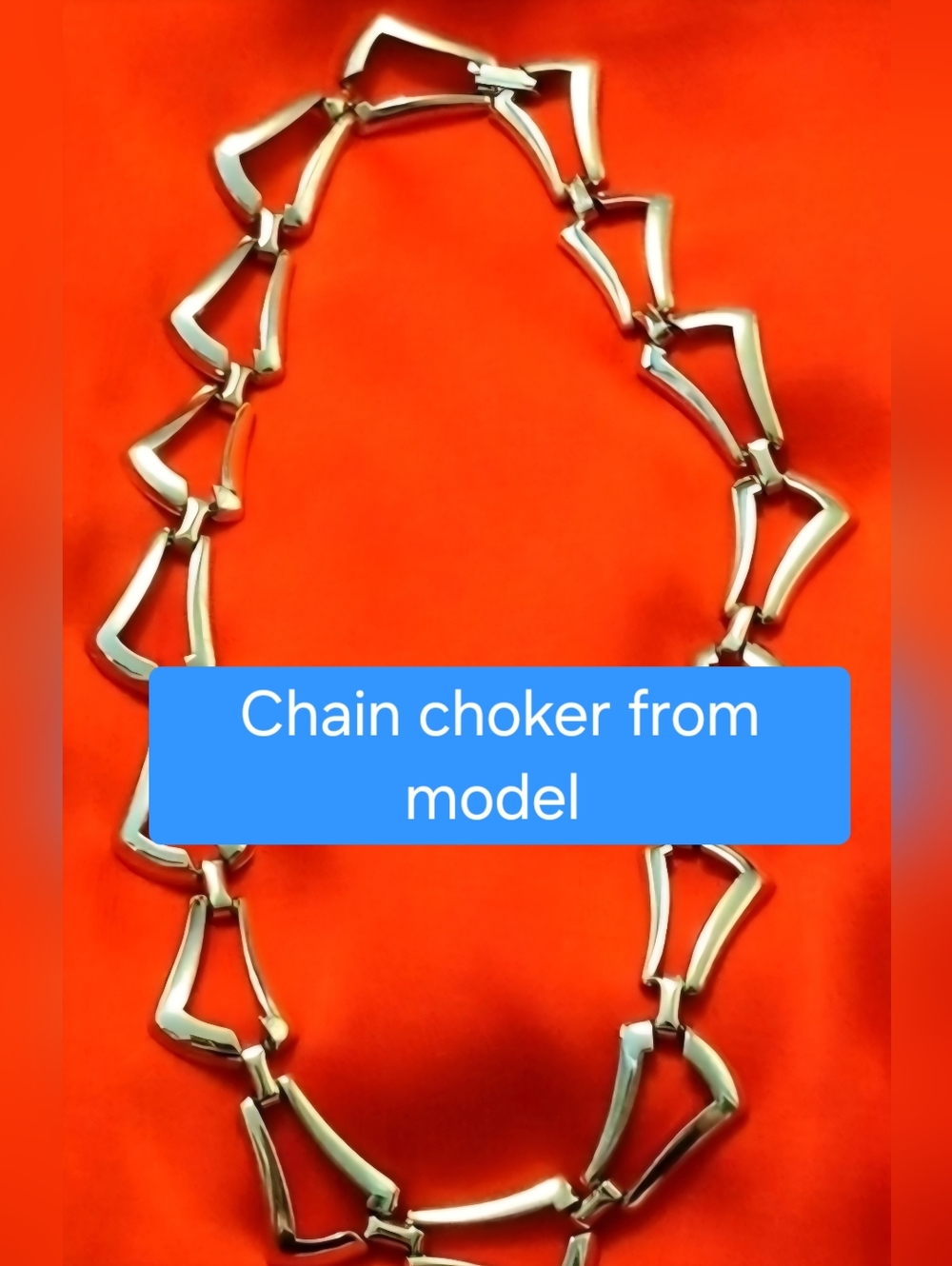 Vtg Chain Choker & Goldtone Jewelry - Picture 3 of 6